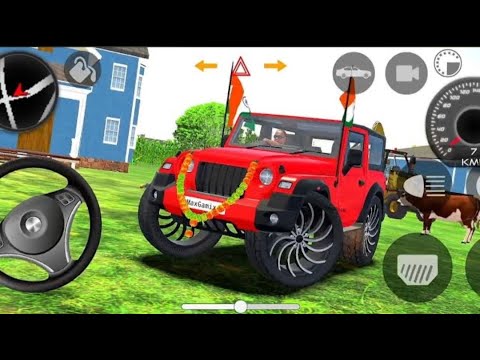 Dollar (Song) Shidu Mosewala Modified Mahindra White Thar Indian Cars Simulator 3D Gameplay Part-99