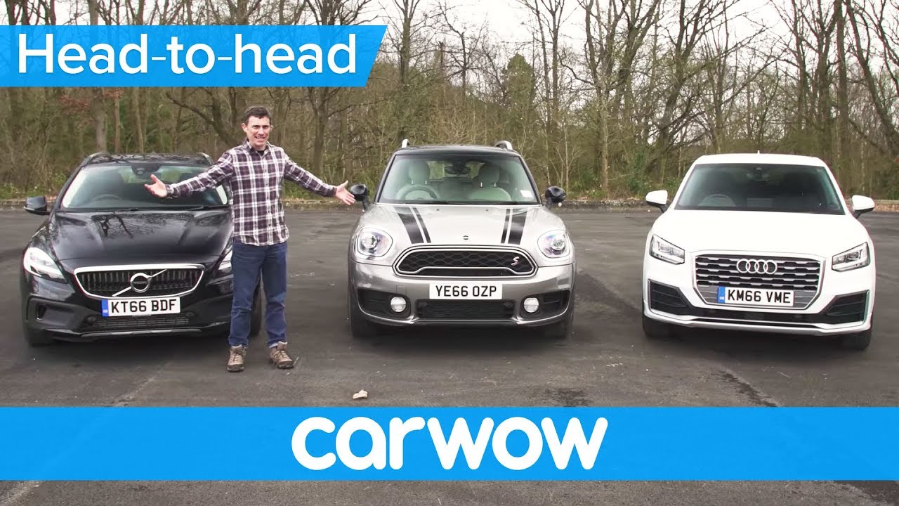 Audi Q2 vs MINI Countryman vs Volvo V40 XC - which is the best small SUV?