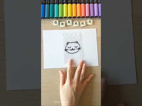 Dame un Grrr - fun ziploc bag #drawing #art #trick #hack #slime