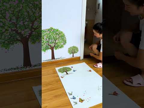 super Beautiful 3D wall paintings 😂😍👍  #shorts_video