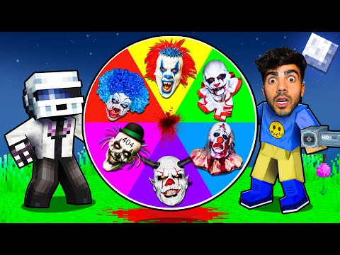 ¡La RULETA de los PAYASOS de la DEEP WEB en MINECRAFT! 🎯🤡