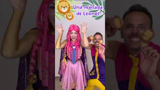 Shh!🤫 🦁🐘CAMINO POR LA SELVA 🐍🙉🐊 Luli Pampin y el Pampin Team #shorts