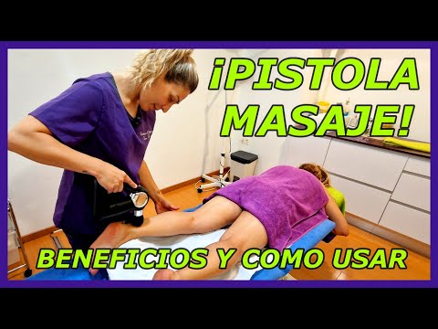 🦵💥 MASAJE DE PIERNAS con PISTOLA  de MASAJE: Cuándo y Cómo Usar los 4 Cabezas 🔧💆‍♀️