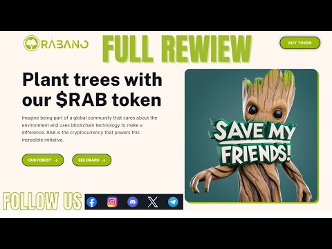 Plant trees with our $RAB token|| Goal: plant 1 billion trees by 2050 buy now