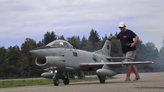 GIGANTIC XXXL RC TURBINE MODEL JET FIAT G91 BY MARC PETRAK