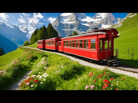 Switzerland’s Mountain in Spring Time , Schynige Platte Wilderswil 🇨🇭