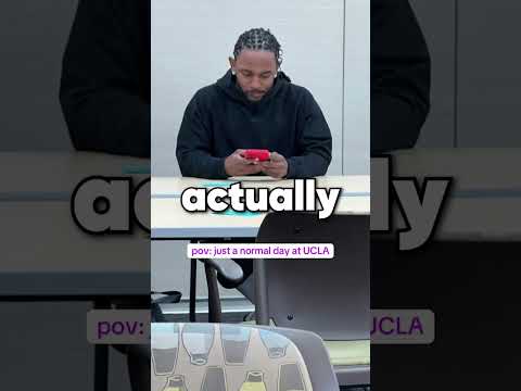 Kendrick Lamar SPOTTED IN COLLEGE... ☠️