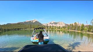 Idaho Boat Camping Adventure In The Sawtooth Mountains - Part 3 Day on Pettit Lake
