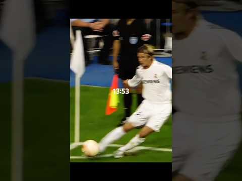 Beckham's Corner Kick For Roberto Carlos #davidbeckham #robertocarlos #realmadrid