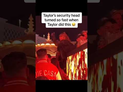 taylor was just trying to have fun 😅