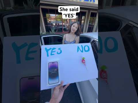 @hopedisney Millionaire Giving away free iPhone 15 to stranger part 34 #shorts