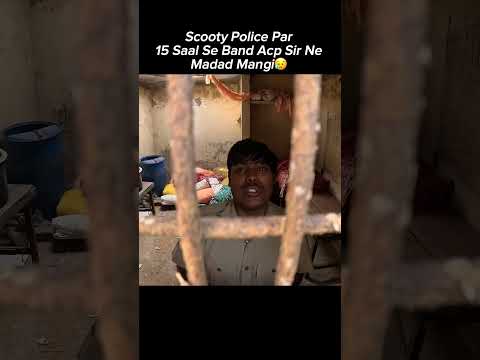 Scooty police par 15 saal se band ACP sir ne madad mangi😥#shorts #trending