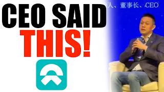 NIO STOCK CEO WARNS INVESTORS🚨 GET READY🚀