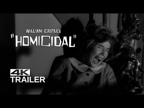 HOMICIDAL Theatrical Trailer [1961] 4K Glenn Corbett, Joan Marshall