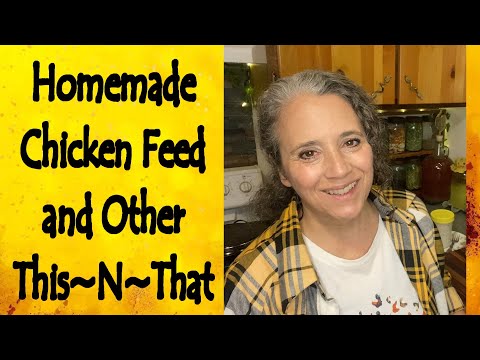 Homemade Chicken Feed and Other This~N~That