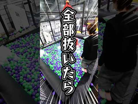 ボールプールのボール全部抜いたらなんか出てくんじゃね!!?
