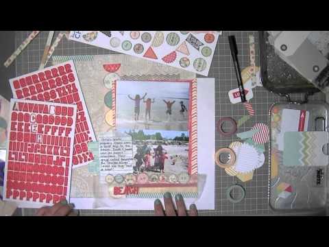 Scrapbooking Process: Primary Field Trip (2 layouts)