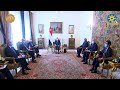 الرئيس عبد الفتاح السيسي يستقبل وزير الخارجية الروسي