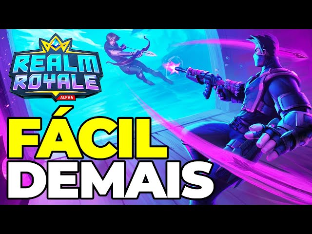 REALM ROYALE - COMO JOGAR COM TODAS AS HABILIDADES DE MOVIMENTO!!