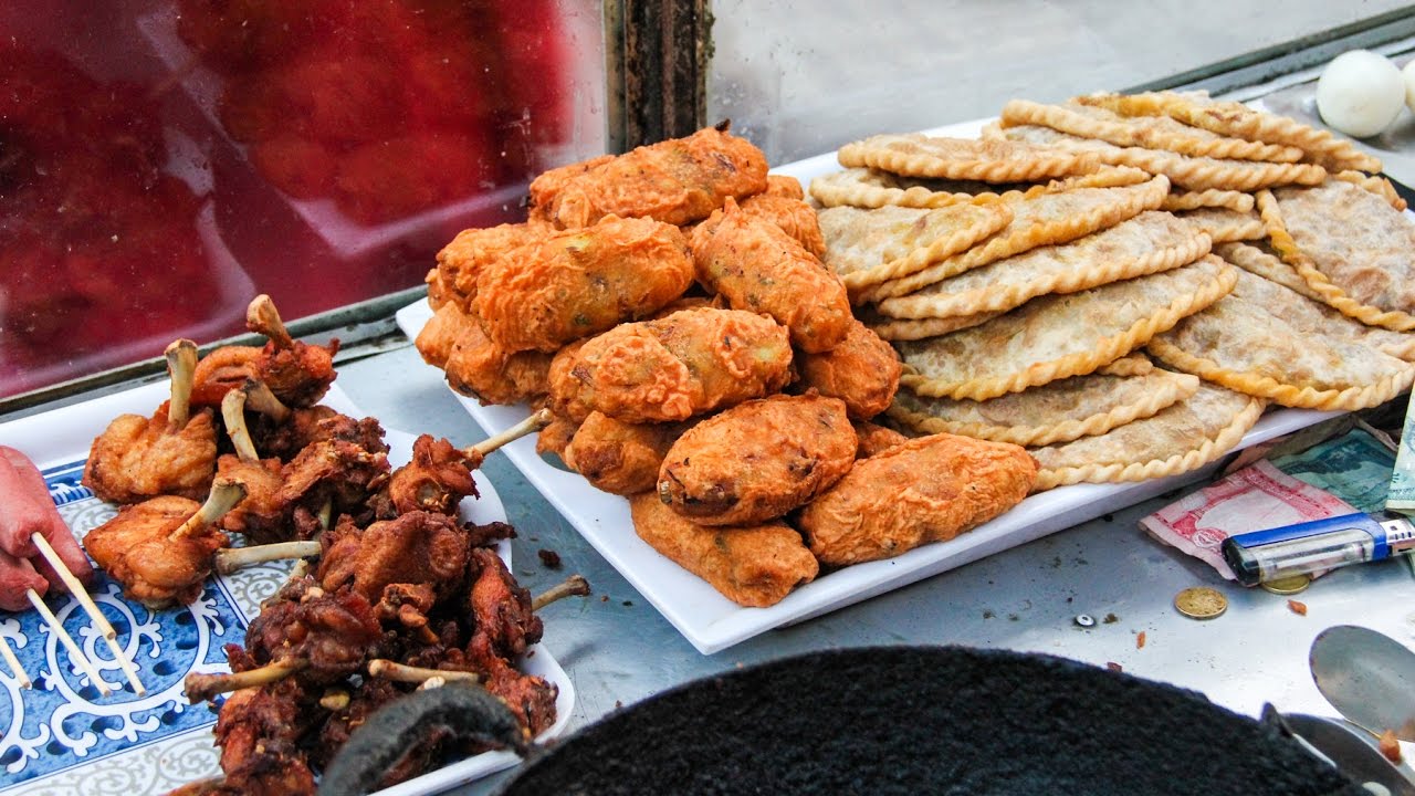Nepali Street Food - DEEP FRIED Snacks in Kathmandu, Nepal