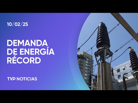 Este lunes se registró un récord histórico de consumo de energía eléctrica en el país