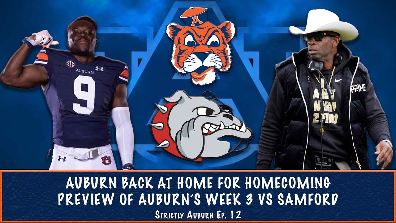 Auburn Back at Home for Preview of Auburn's Week 3 vs