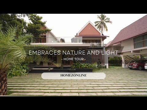 New home exterior design | embraces nature and light