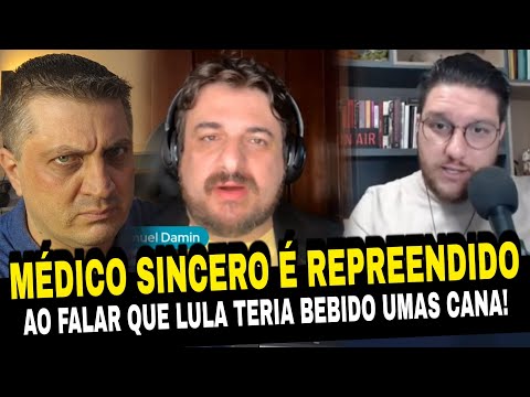 PODE RIR! Médico sincero é repreendido ao falar que o Lula teria bebido umas cana