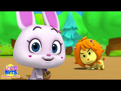 Loco Nuts – Le lion et le lapin 🦁🐰 | Conte Moral Amusant en Français
