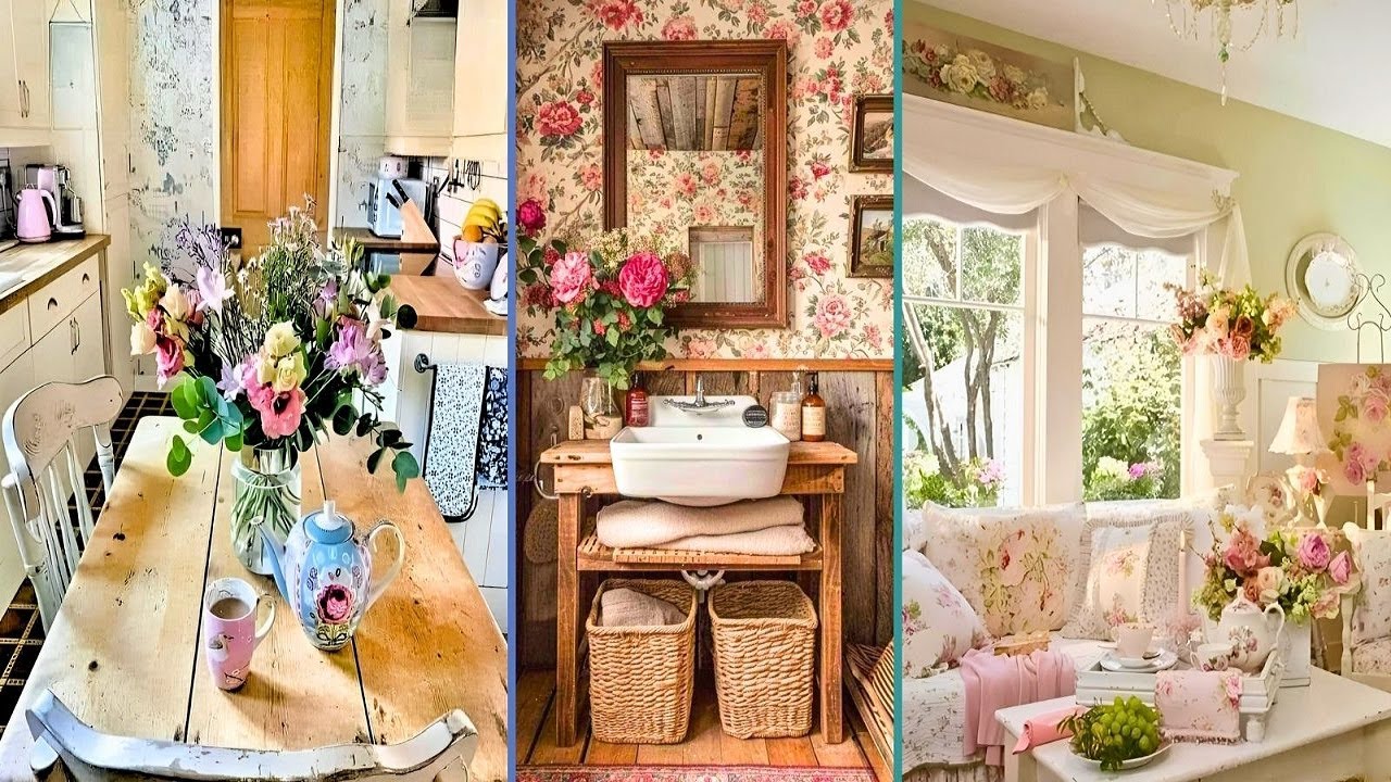 🌸NEW🌸 Vintage Rustic Farmhouse Home Decor Ideas With Spring Decor 🌸 