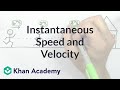 Exploring Instantaneous Speed and Velocity in One-Dimensional Motion