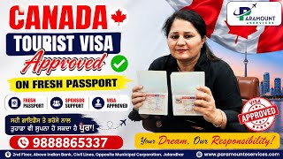 🎉 Fresh Passport Te Sponsor Wale Case Da Canada Visitor Visa Approved 🇨🇦 | Success Story