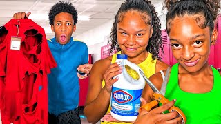 "CHOP CHOP" GIRLS RUIN TEEN BOY BACK TO SCHOOL OUTFIT THEY INSTANTLY REGRET IT EP.1| Kota Cake