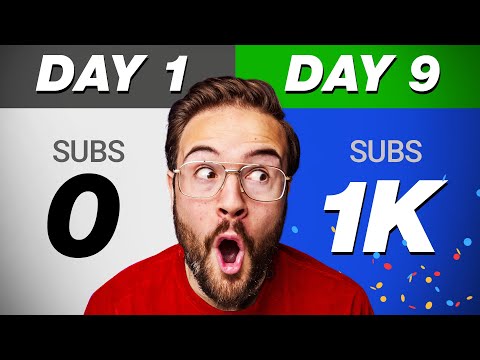 From 0 to 1,000 Subscribers in Just 9 Daysโฆ How I Did It