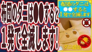 【ダニやばい】「布団のダニを放置すると、実は気付かないうちに体が大変なことに...」を世界一わかりやすく要約してみた【本要約】