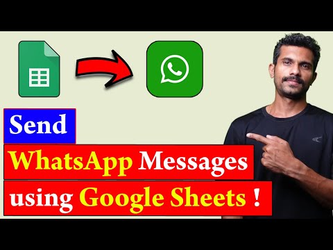 Send WhatsApp messages using Google Sheets
