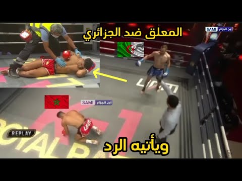عندما ينتقم الجزائري الكل ضد الجزائري حتى المعلق مصارعة الجزائر ضد المغرب تابع حتى الاخير