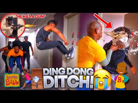 EXTREME DING DONG DITCH PART 8!! *COLLEGE EDITION* (GONE WRONG)