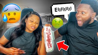 Taking My Period PAD Off In The Car While My Husband Is Driving *HE LOST IT*