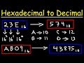 Hexadecimal to Decimal Conversion Quiz