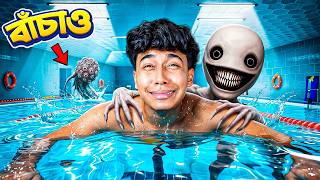 I Got Stuck in Horror Swimming Pool!