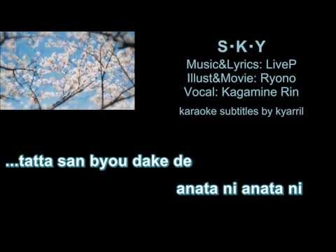 【Karaoke】S・K・Y【off vocal】LiveP