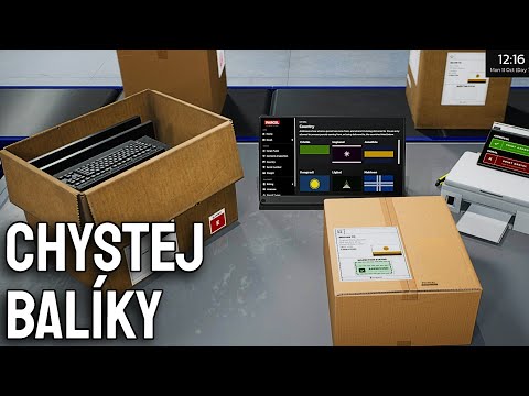 Jsi šéfem distribučního střediska. Stavěj pásy, kontroluj destinace a hlídej - Parcel Simulator