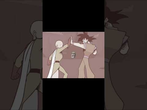 Goku and Saitama friendship #shorts #animeedit #trending
