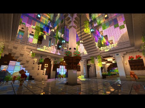 おしゃクラ！Part147 丘の上に時計台を建てたら映えすぎた (Minecraft)