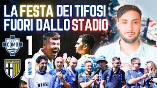 COMO-PARMA 1-0: IL COMMENTO A CALDO E LE INTERVISTE POSTPARTITA AI TIFOSI LARIANI 🎙️🔥 | Serie A