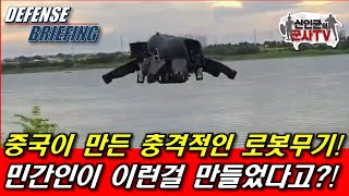 중국 민간인이 만든 충격적인 로봇무기!