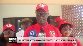 YouTube video thumbnail: UN: Nigeria Records 600,000 Drugs Related Deaths Annually