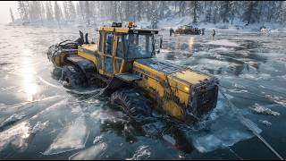Extreme Tractor & Truck Rescues in Deep Snow | Heavy Equipment vs Harsh Winter