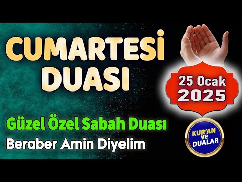 CUMARTESİ DUASI DİNLE Kuran ve Dualar